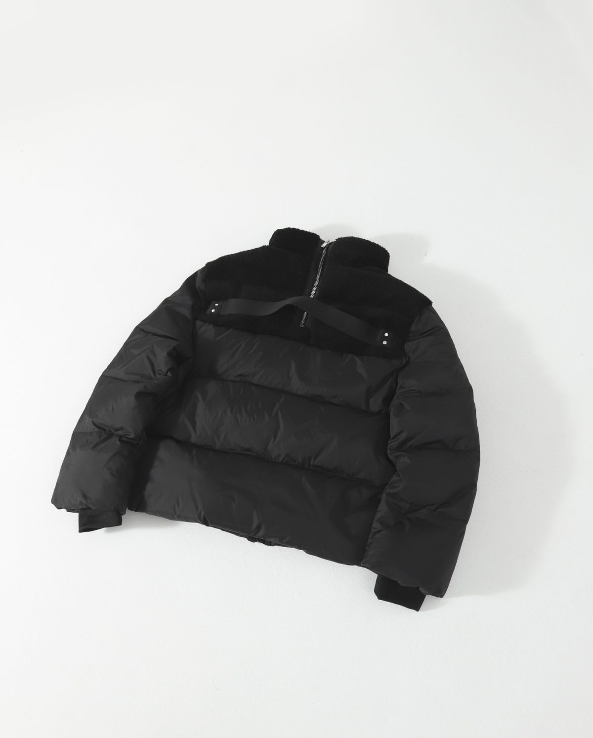 Black Collab Down Puffer Jacket - Image 5