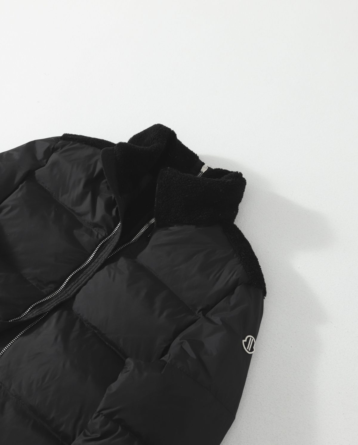 Black Collab Down Puffer Jacket - Image 4