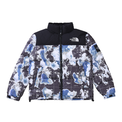 Map Puffer Down Jacket