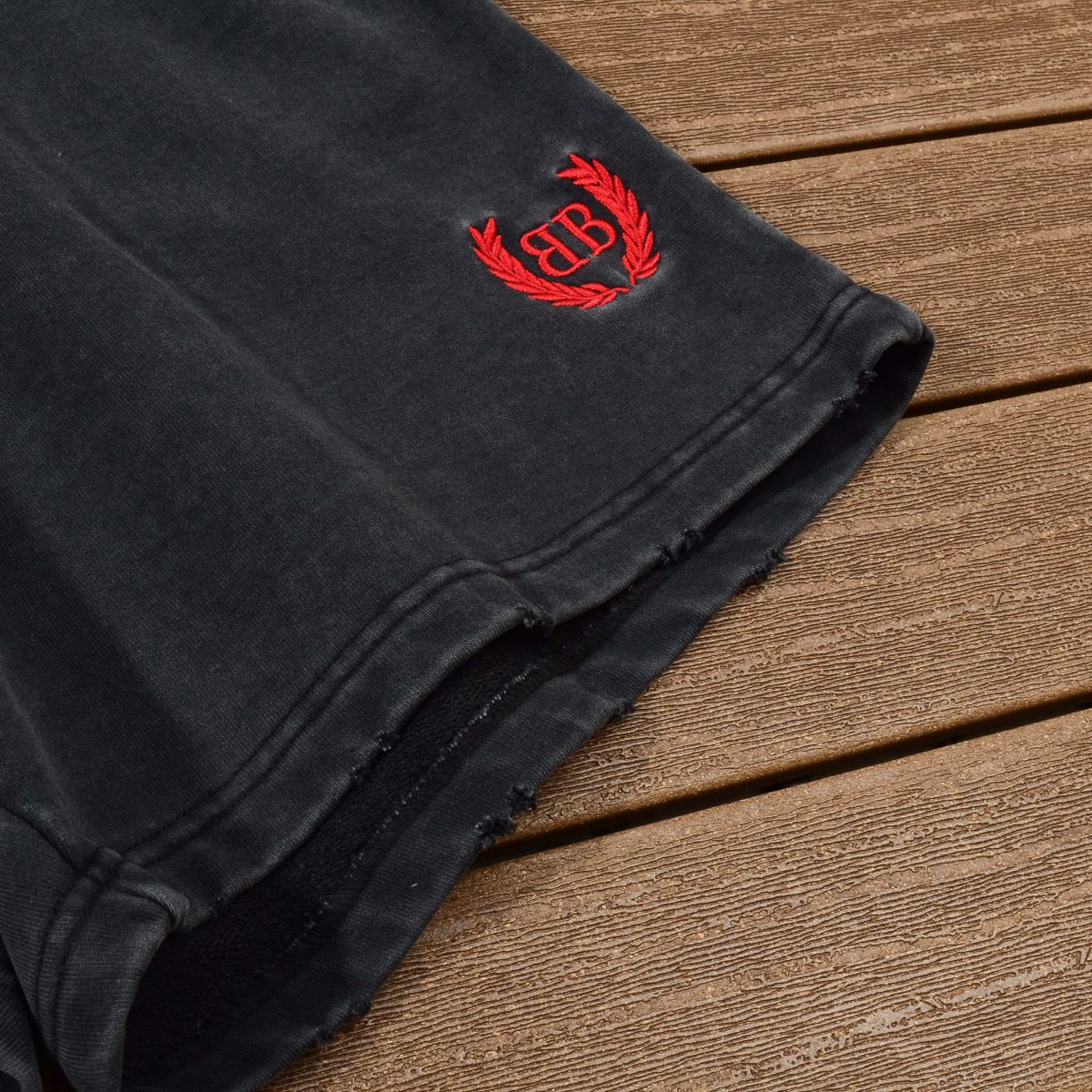 Red Embroidery Shorts - Image 7