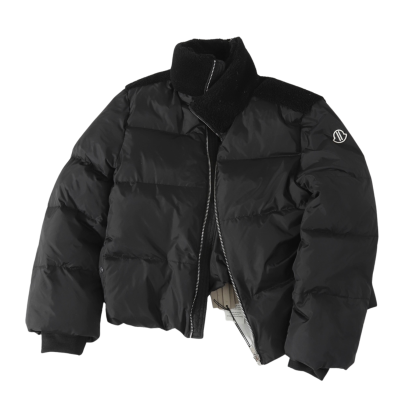 Black Collab Down Puffer Jacket