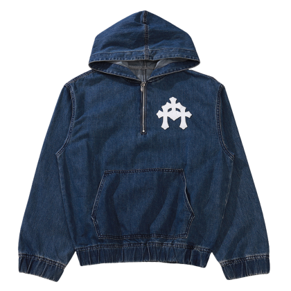 Half Zip Jean Jacket