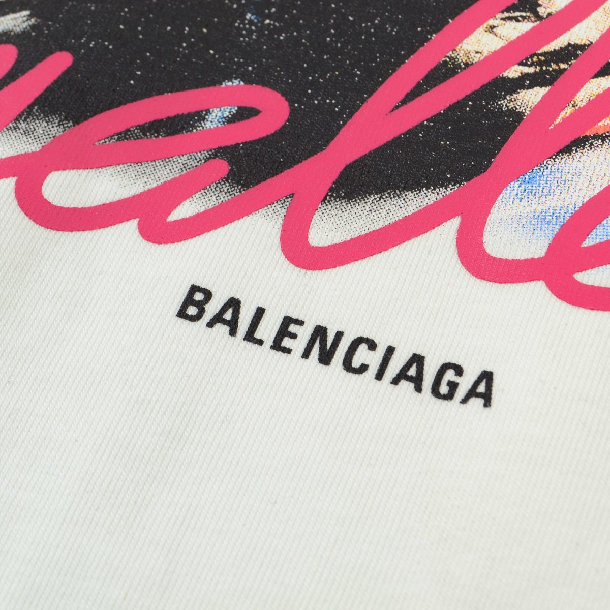 Pigelle Pink Lettering T-Shirt - Image 6