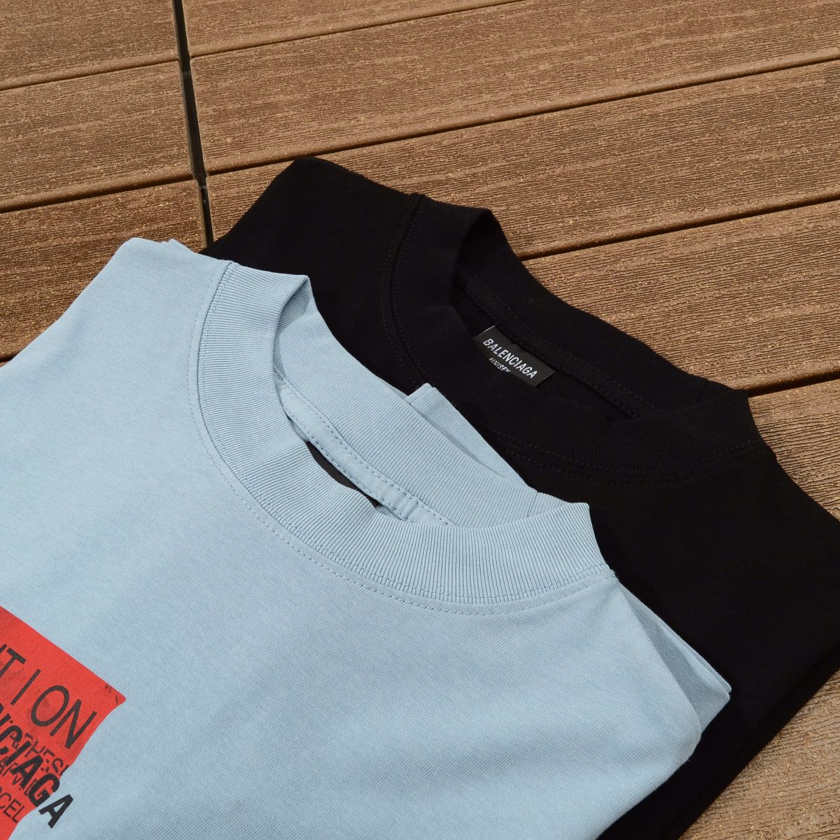 Red Stained Lettering T-Shirt - Image 11