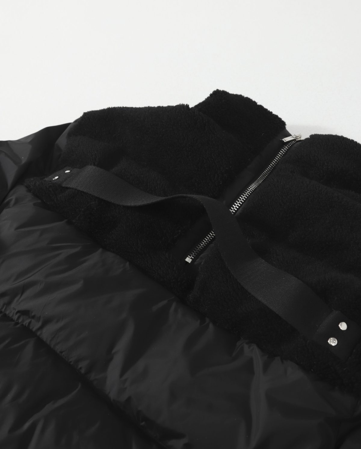 Black Collab Down Puffer Jacket - Image 3