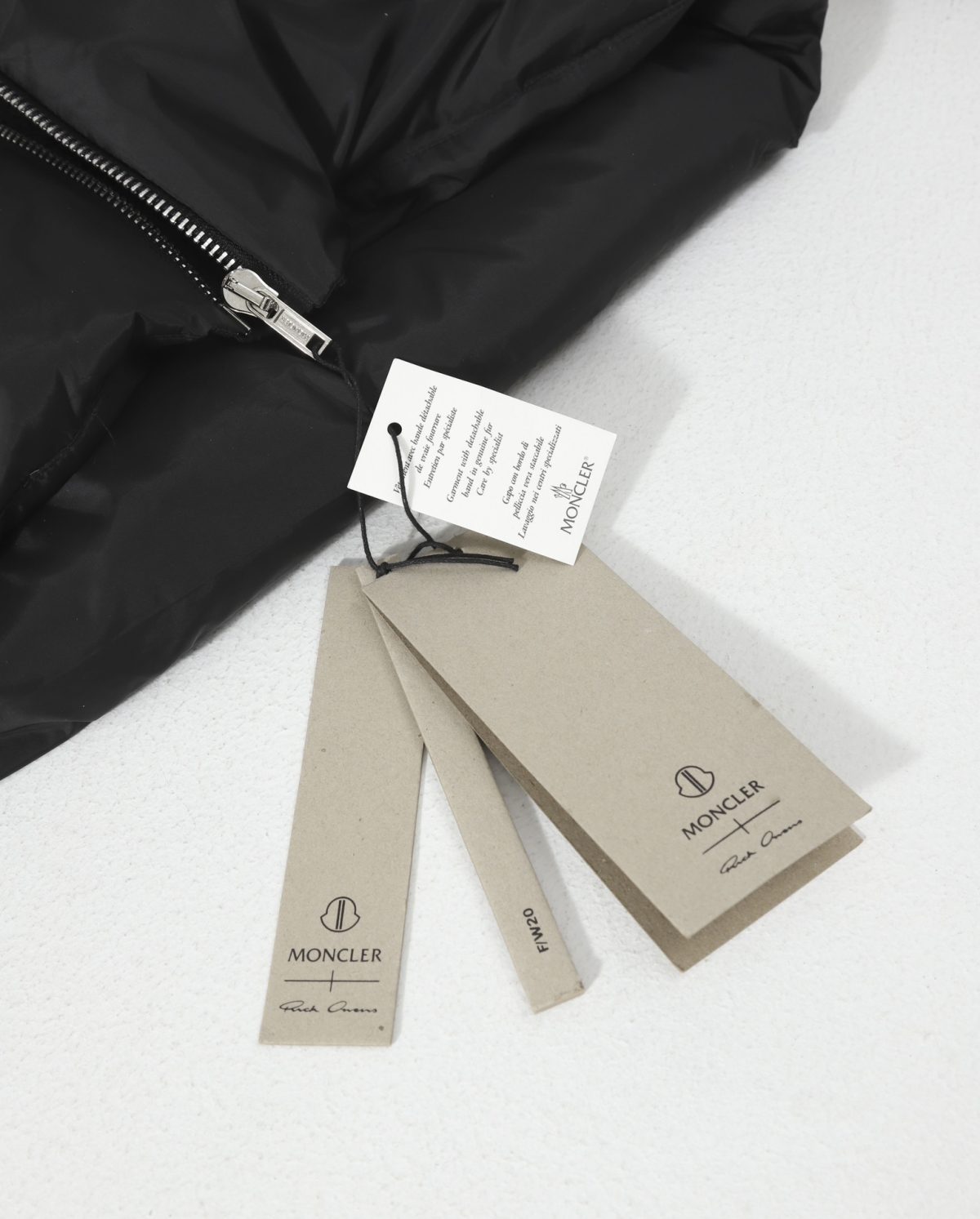 Black Collab Down Puffer Jacket - Image 9