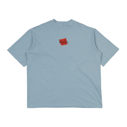 Red Stained Lettering T-Shirt
