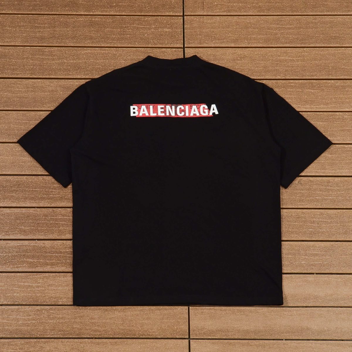 Red Stained Lettering T-Shirt - Image 13