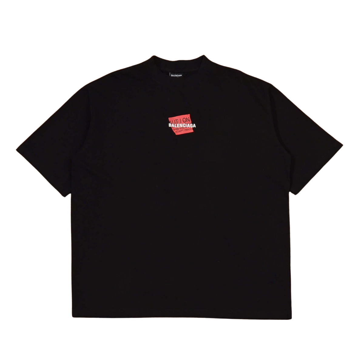 Red Stained Lettering T-Shirt - Image 12